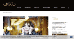 Desktop Screenshot of juliettegreco.fr